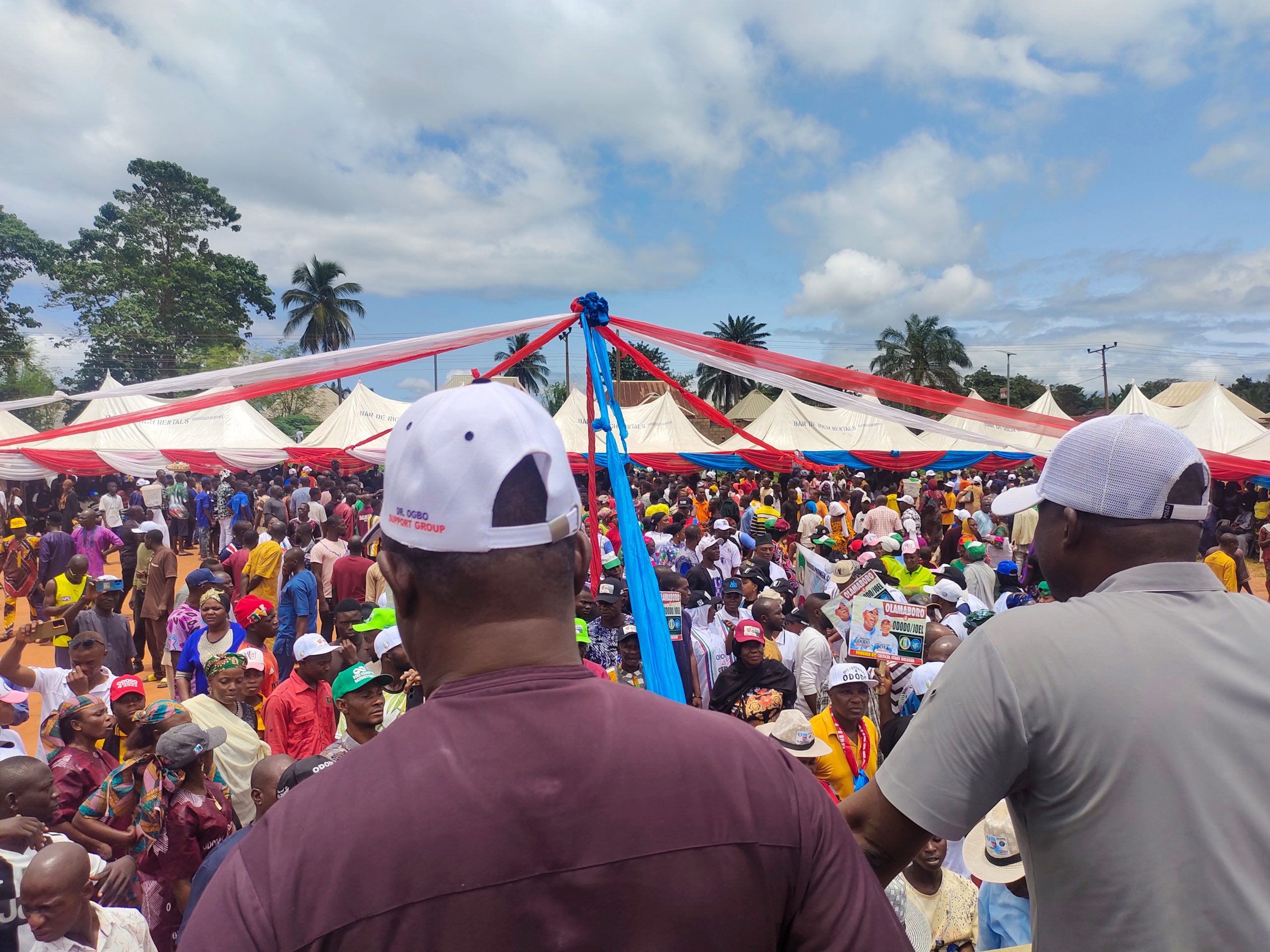 Kogi guber: Thousands troop out in Ajaka for Ododo