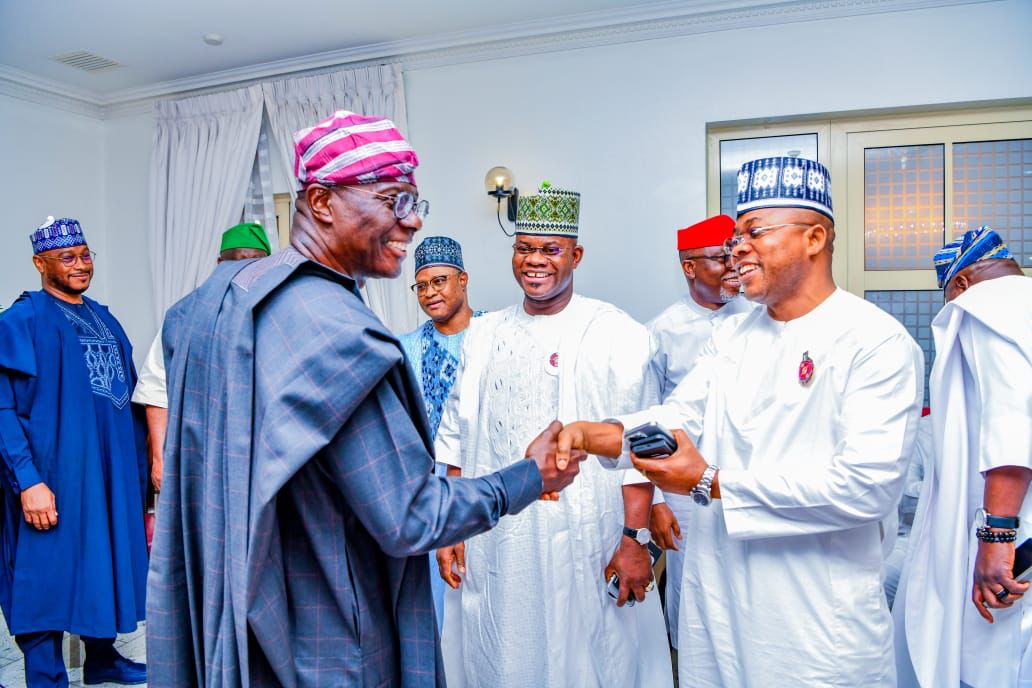 Gov. Bello Presents Successor Ododo to NGF, Joins Colleagues in Christmas Homage to President Tinubu